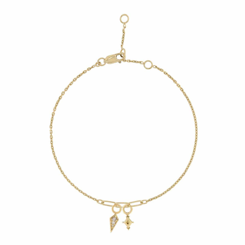 
                      
                        BRC-9K Eiffel Details Point & Dala Gold Bracelet
                      
                    