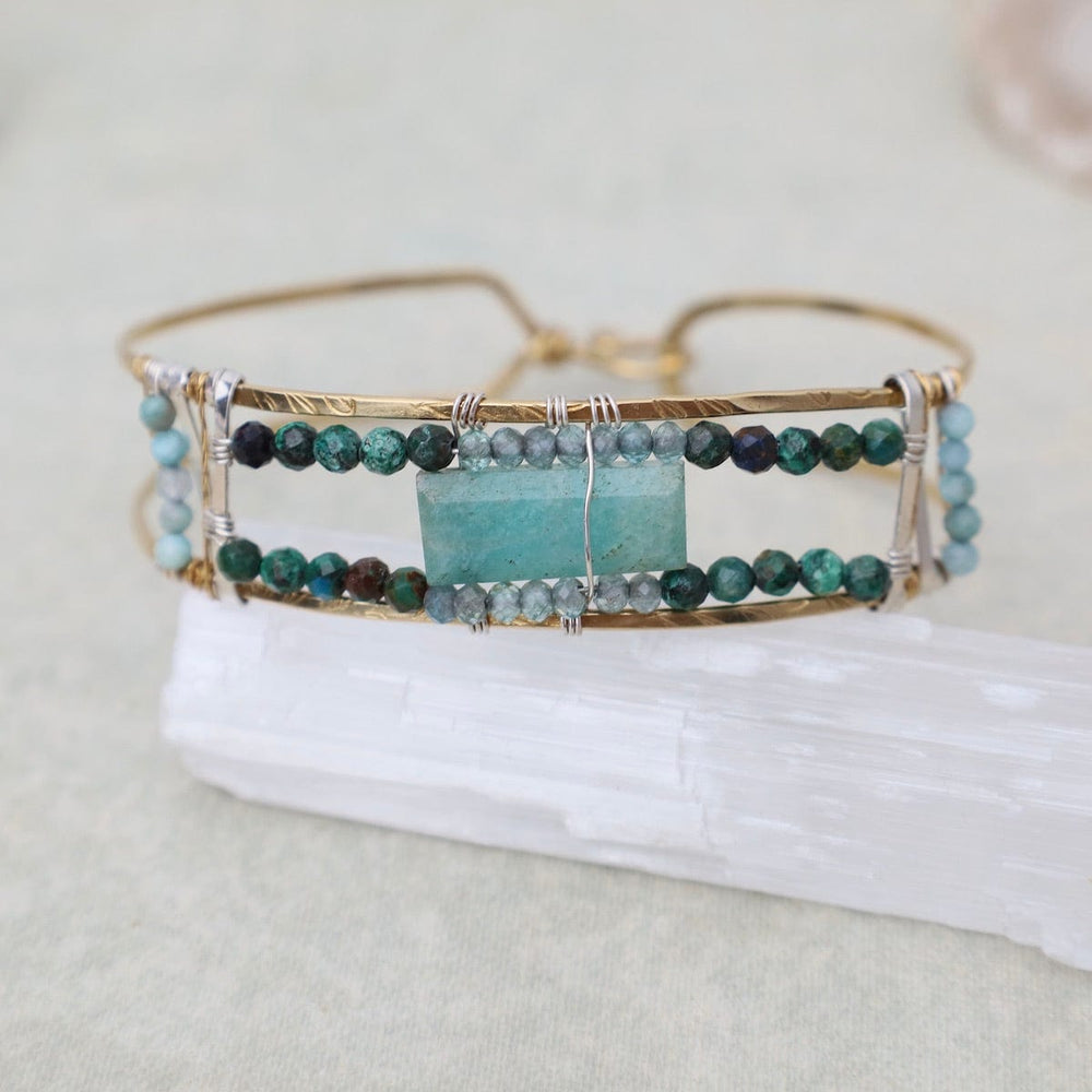 
                  
                    BRC Amazonite Window Cuff Bracelet
                  
                