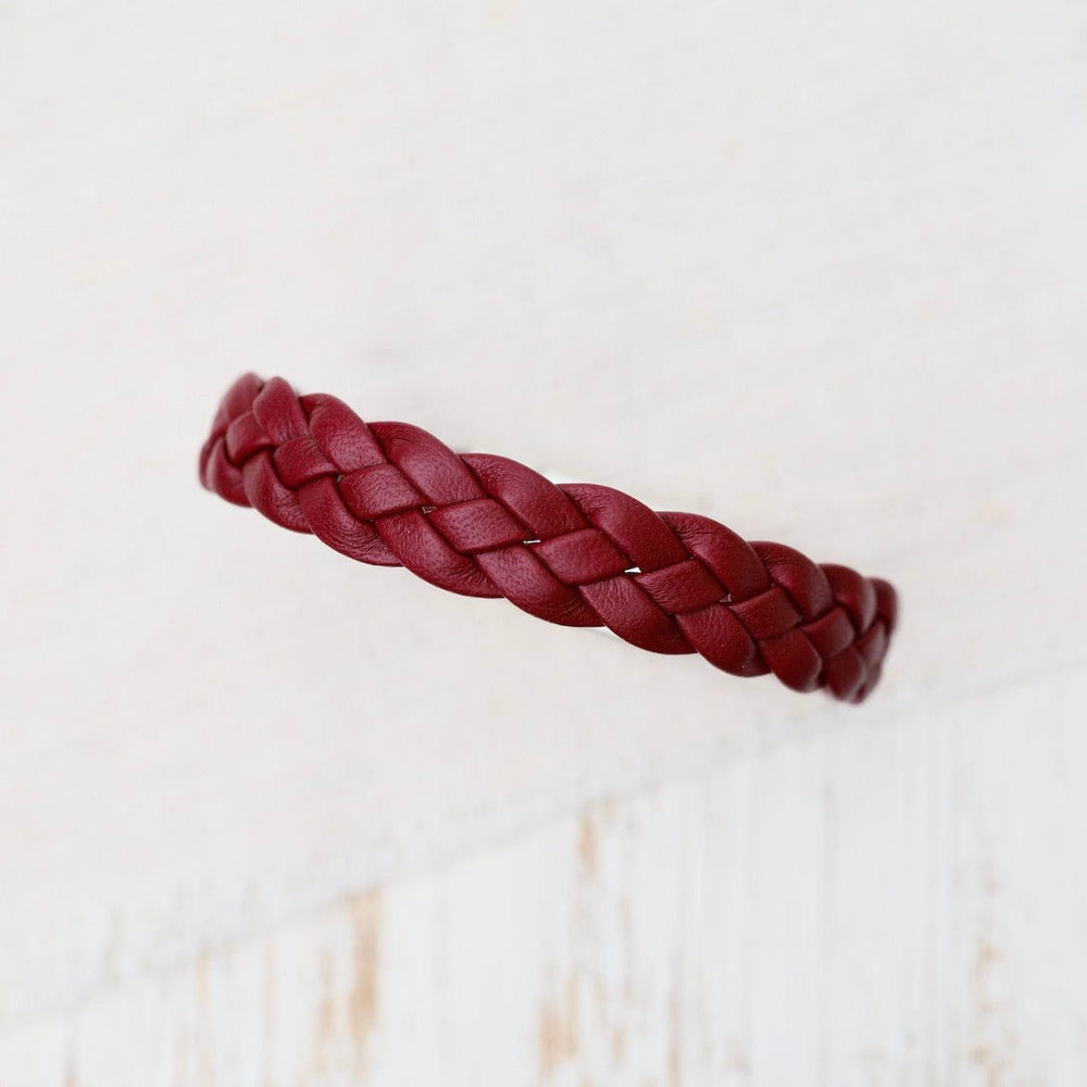 
                  
                    BRC Apollo Braided Bordeaux Leather Bracelet
                  
                