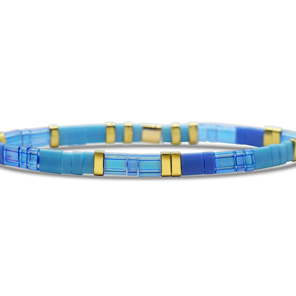 BRC Be Kind - Morse Code Tila Beaded Bracelet