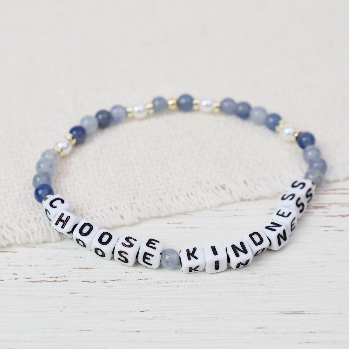 BRC Beaded Words Stretch Bracelets - Choose Kindness