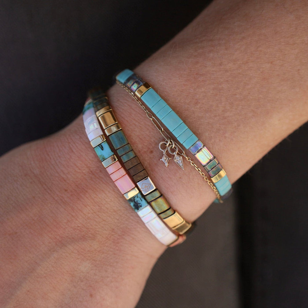 
                      
                        BRC Beautiful - Morse Code Tila Beaded Bracelet
                      
                    