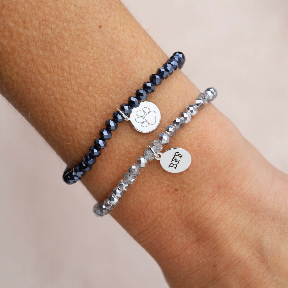 
                      
                        BRC BFF - Stretchy Silver Crystal Bracelet
                      
                    