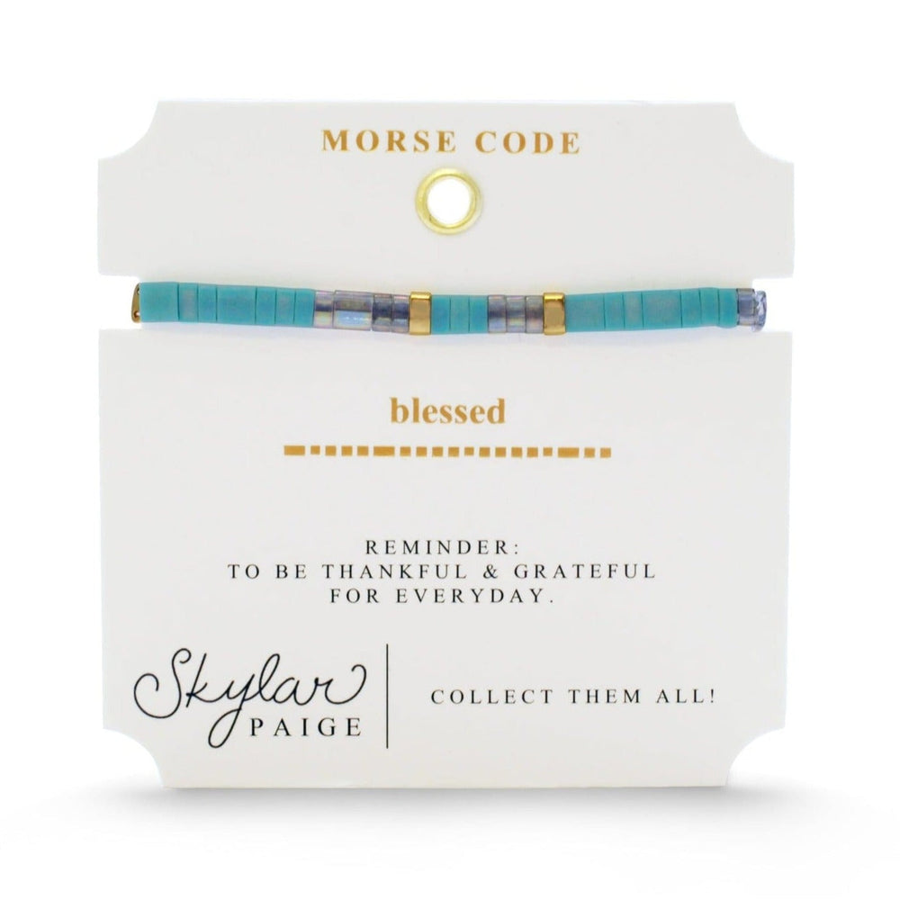 
                      
                        BRC Blessed - Morse Code Tila Beaded Bracelet
                      
                    