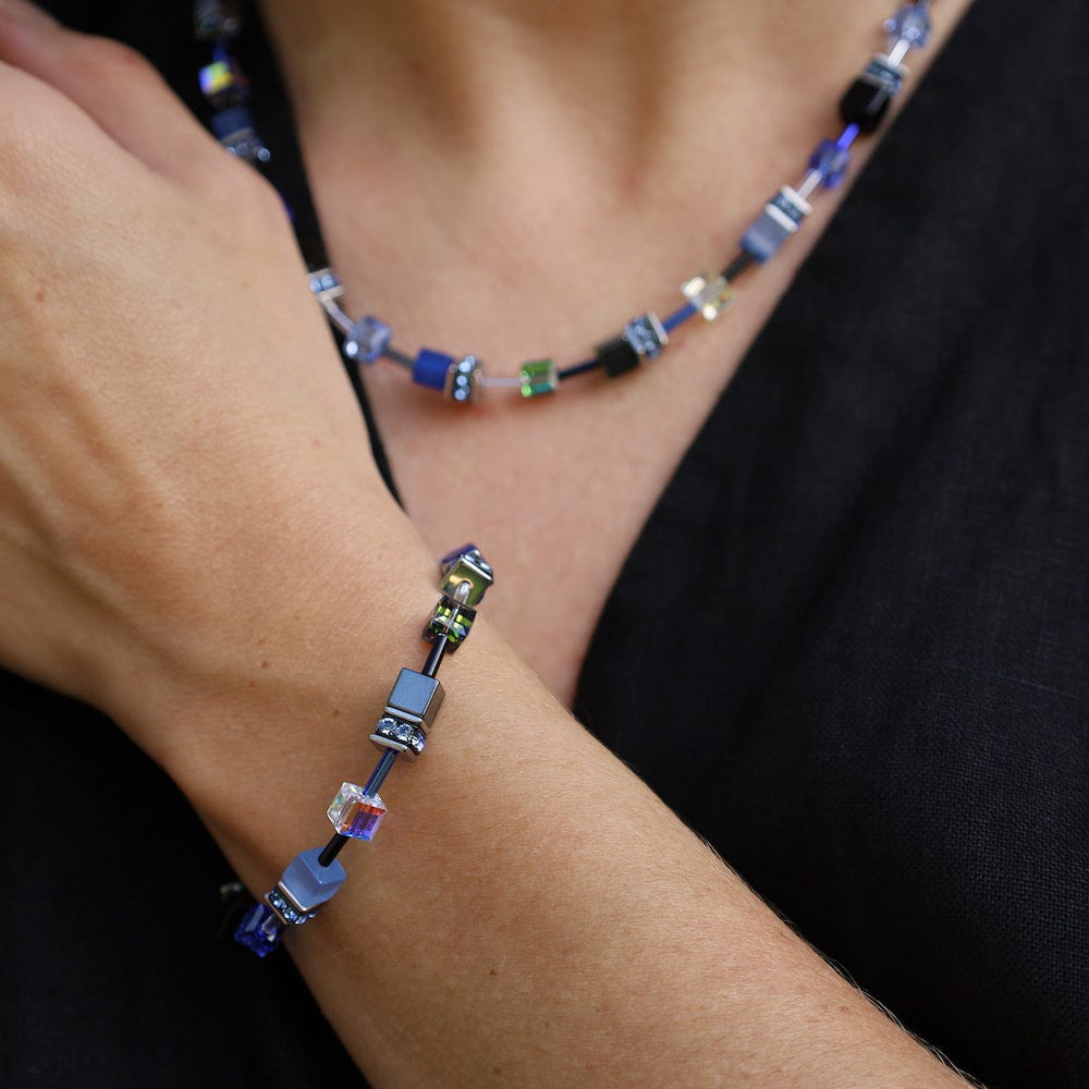 BRC Blue Geo Cube Bracelet