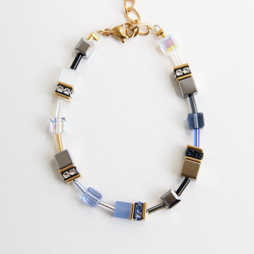 
                      
                        BRC Blue Mix Geo Cube Bracelet
                      
                    