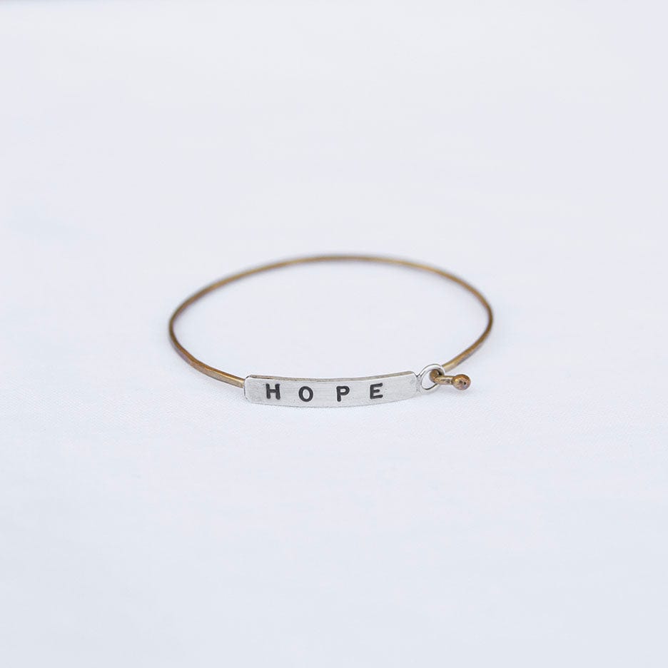 
                  
                    BRC-BRASS Hope Plate Bracelet
                  
                