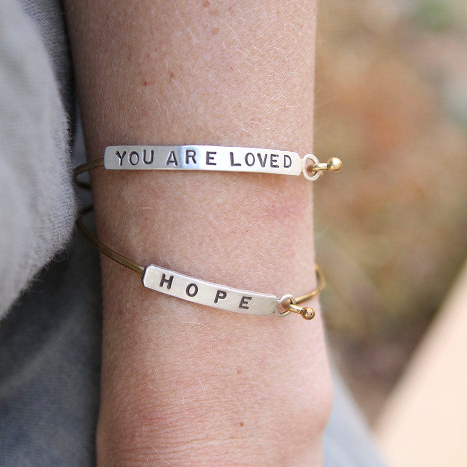 
                  
                    BRC-BRASS Hope Plate Bracelet
                  
                