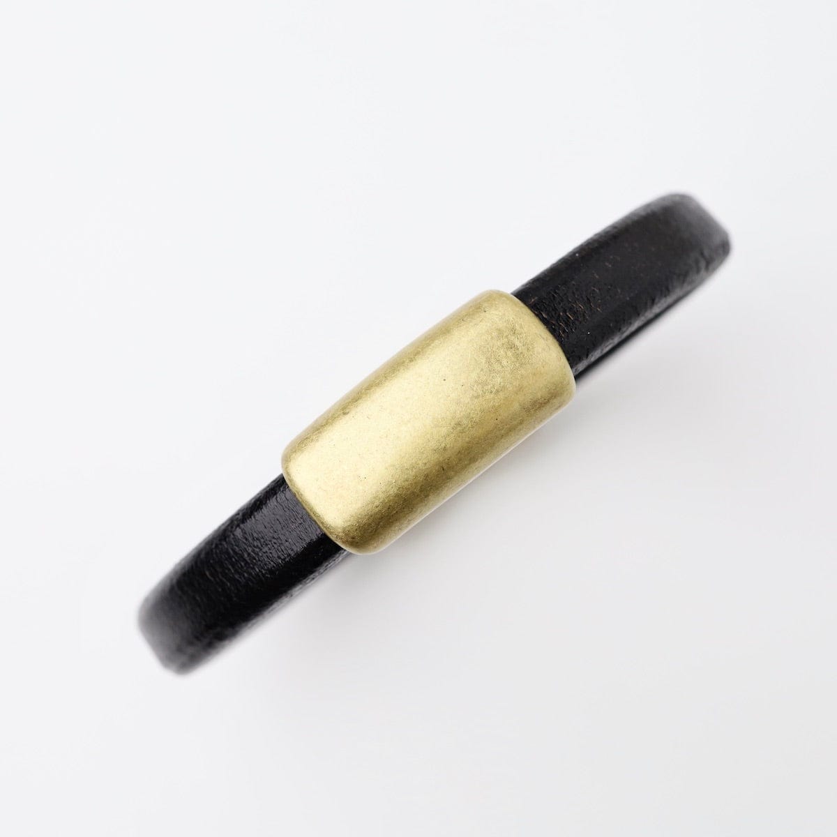 BRC Brass North Leather Bracelet