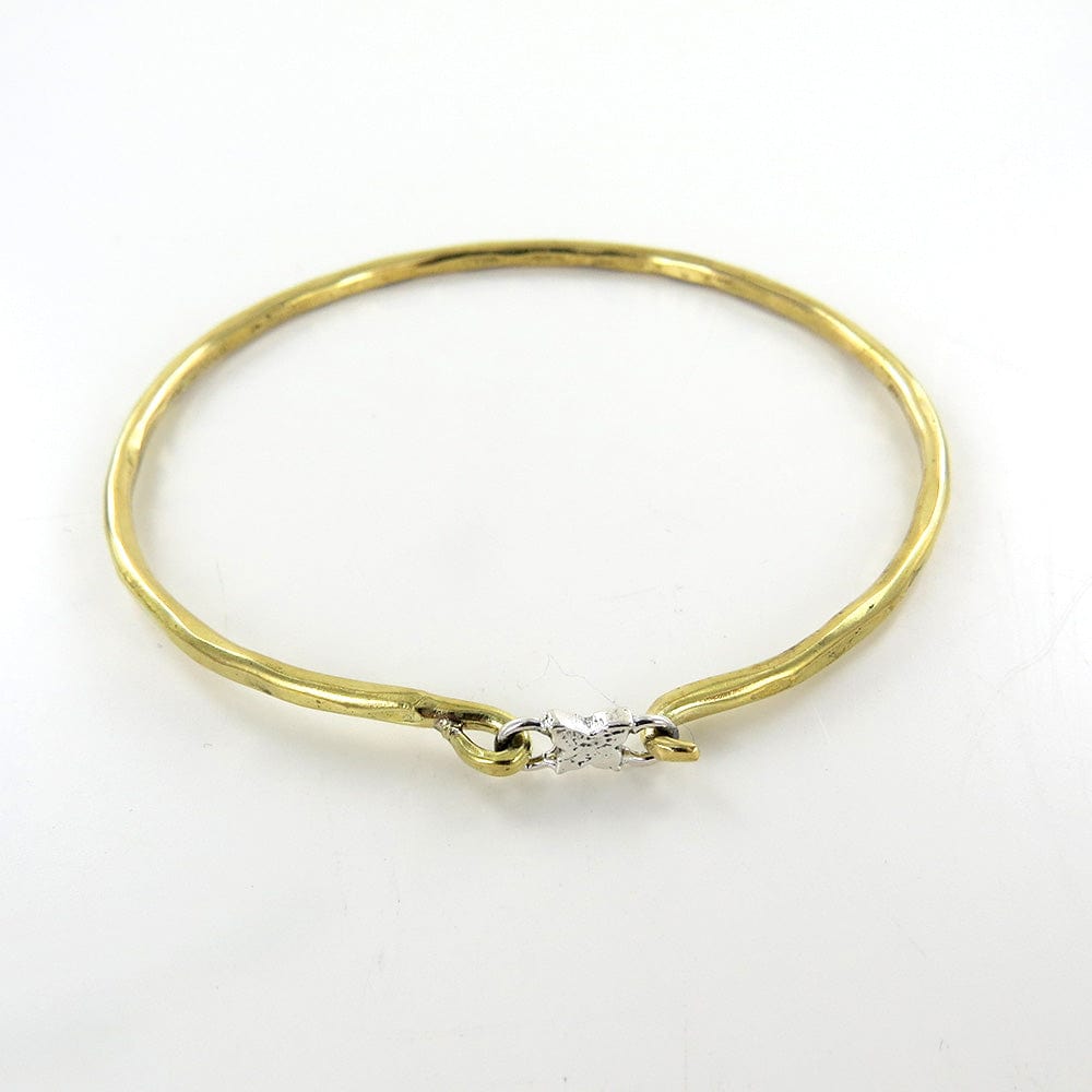 BRC Brass & Silver Grace Bangle