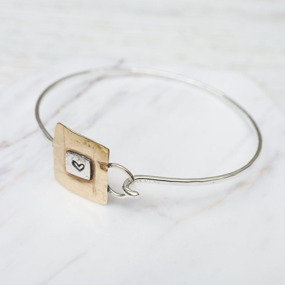 
                  
                    BRC Brass & Silver Heart Bracelet
                  
                