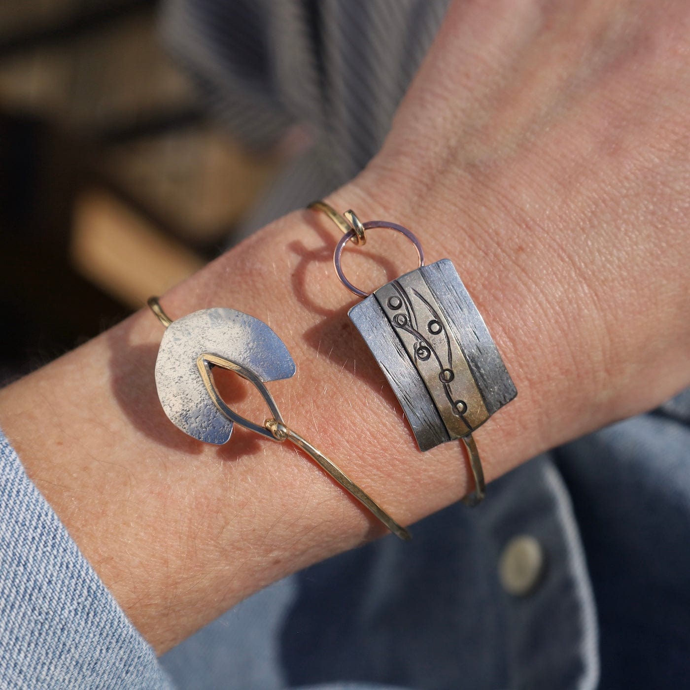 BRC-BRASS Underwater Garden Bracelet