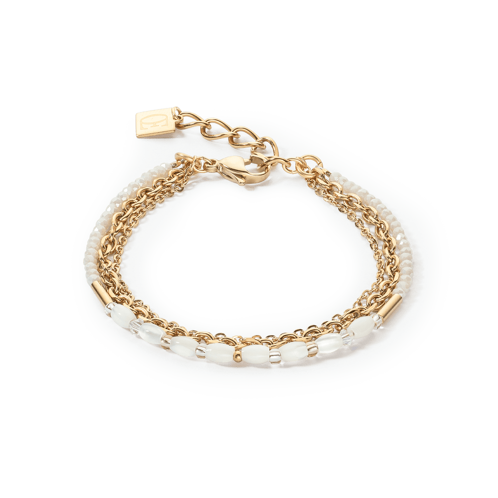 
                      
                        BRC Brilliant Square Layer Gold Bracelet
                      
                    