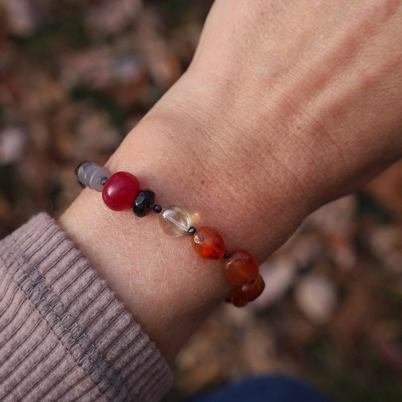 BRC Carnelian Mix Bracelet