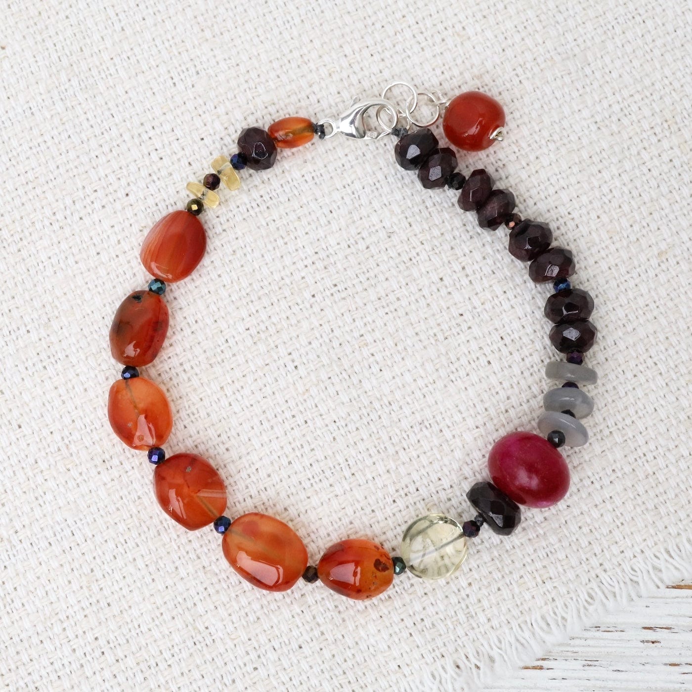 BRC Carnelian Mix Bracelet