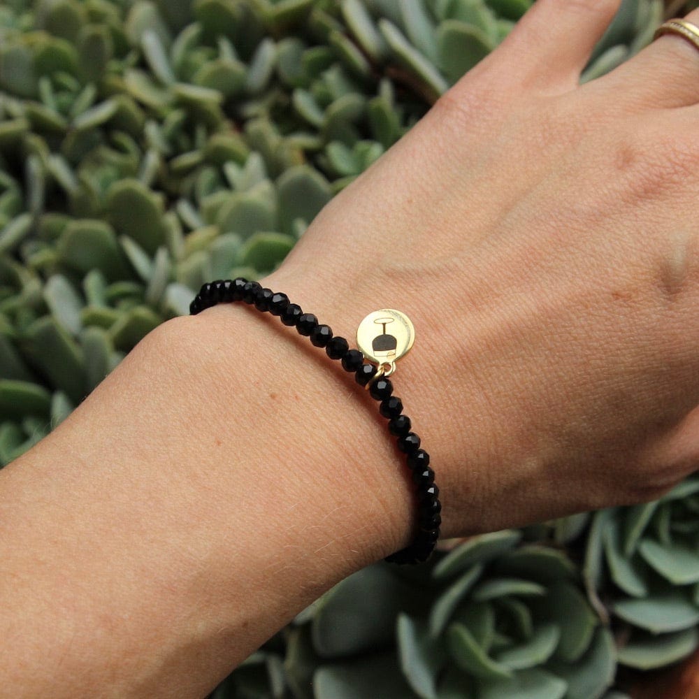 
                      
                        BRC Cheers ~ Stretchy Black Crystal Bracelet
                      
                    