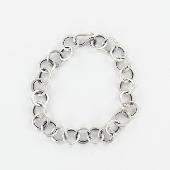 BRC Circle Link Bracelet - Sterling Silver