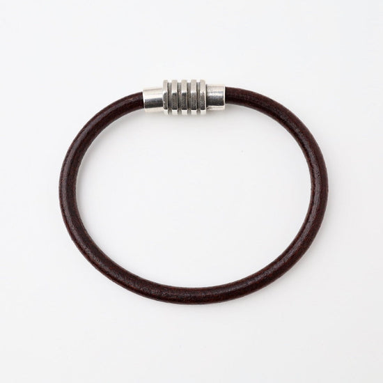 BRC Classic Brown Leather Bracelet