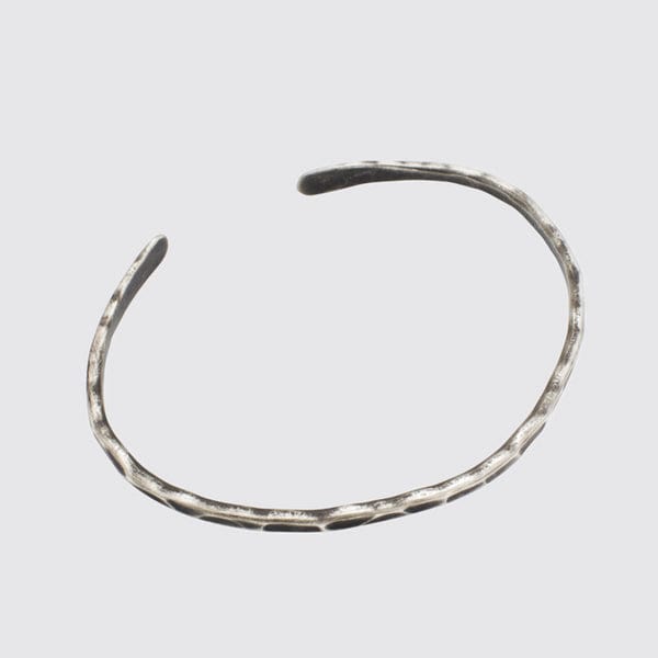 BRC Classic Hammered Wire Cuff Bracelet