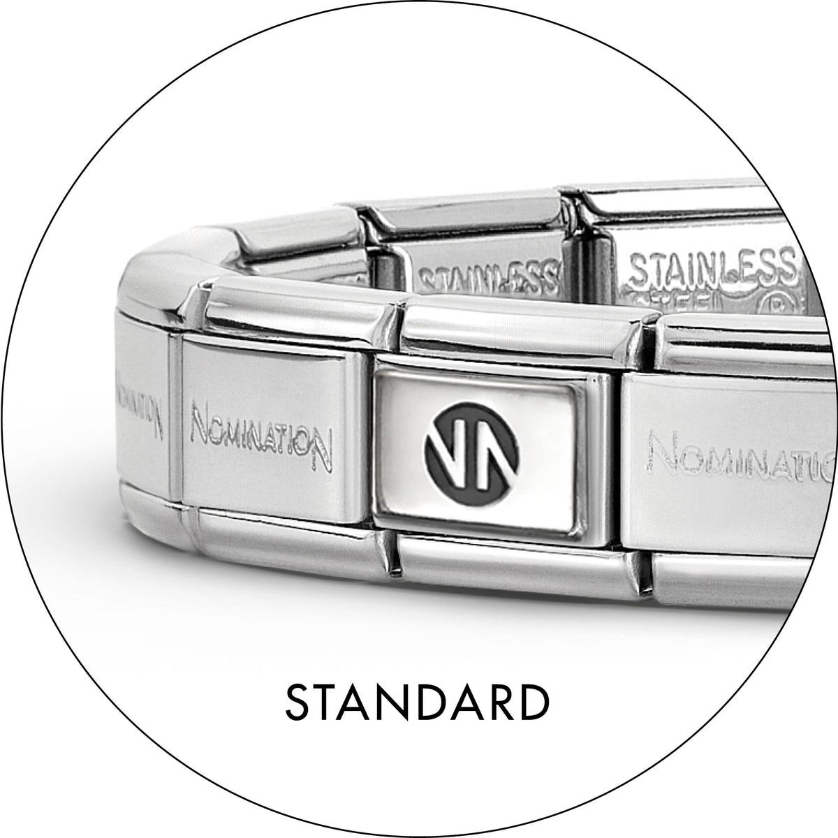 BRC Classic Stainless Steel 13 Link Base Bracelet