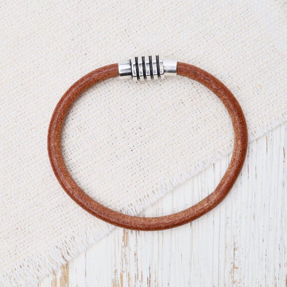 BRC Classic Tan Leather Bracelet