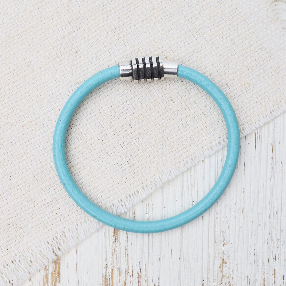 BRC Classic Turquoise Leather Bracelet