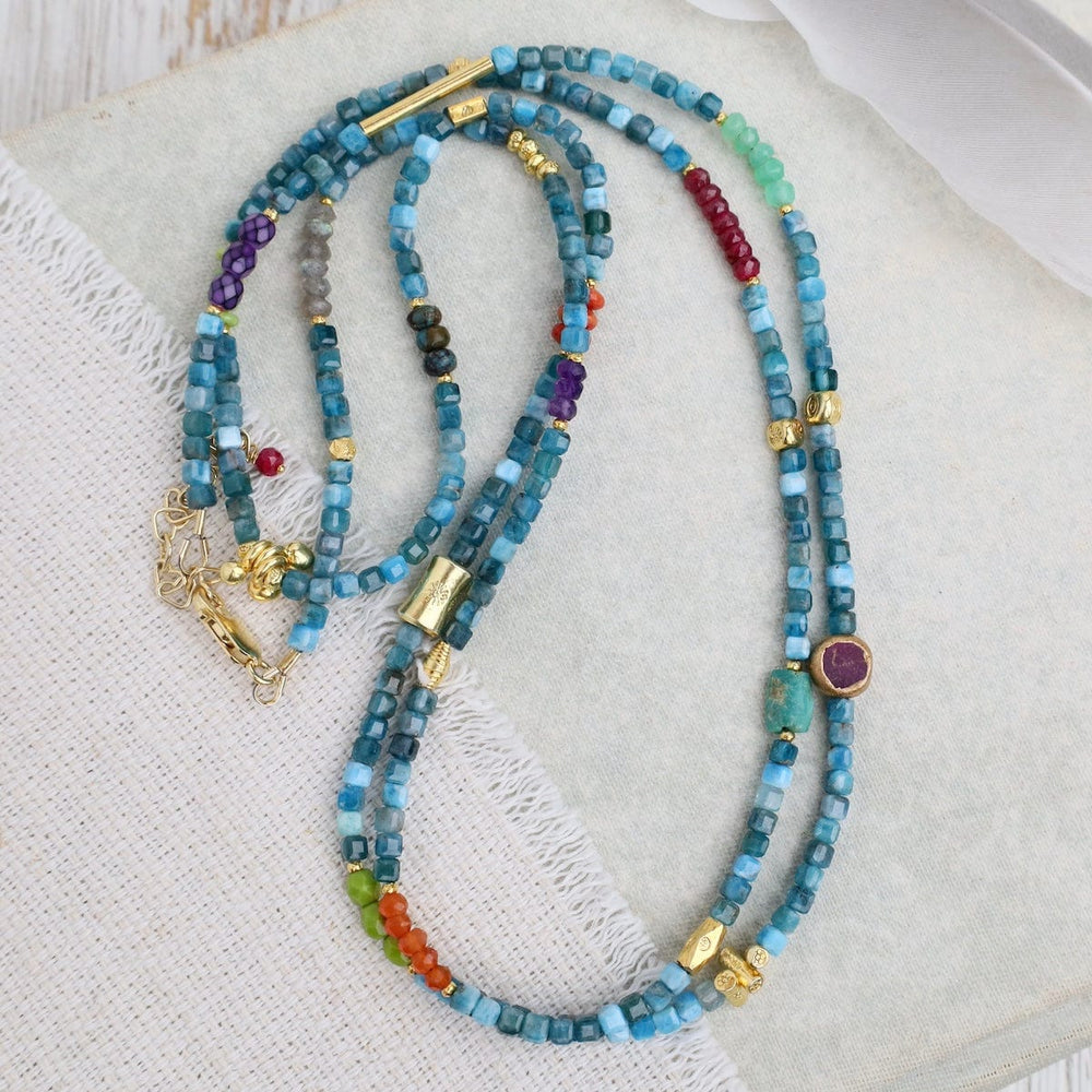 
                      
                        BRC Cubed Apatite Wrap Bracelet & Necklace
                      
                    