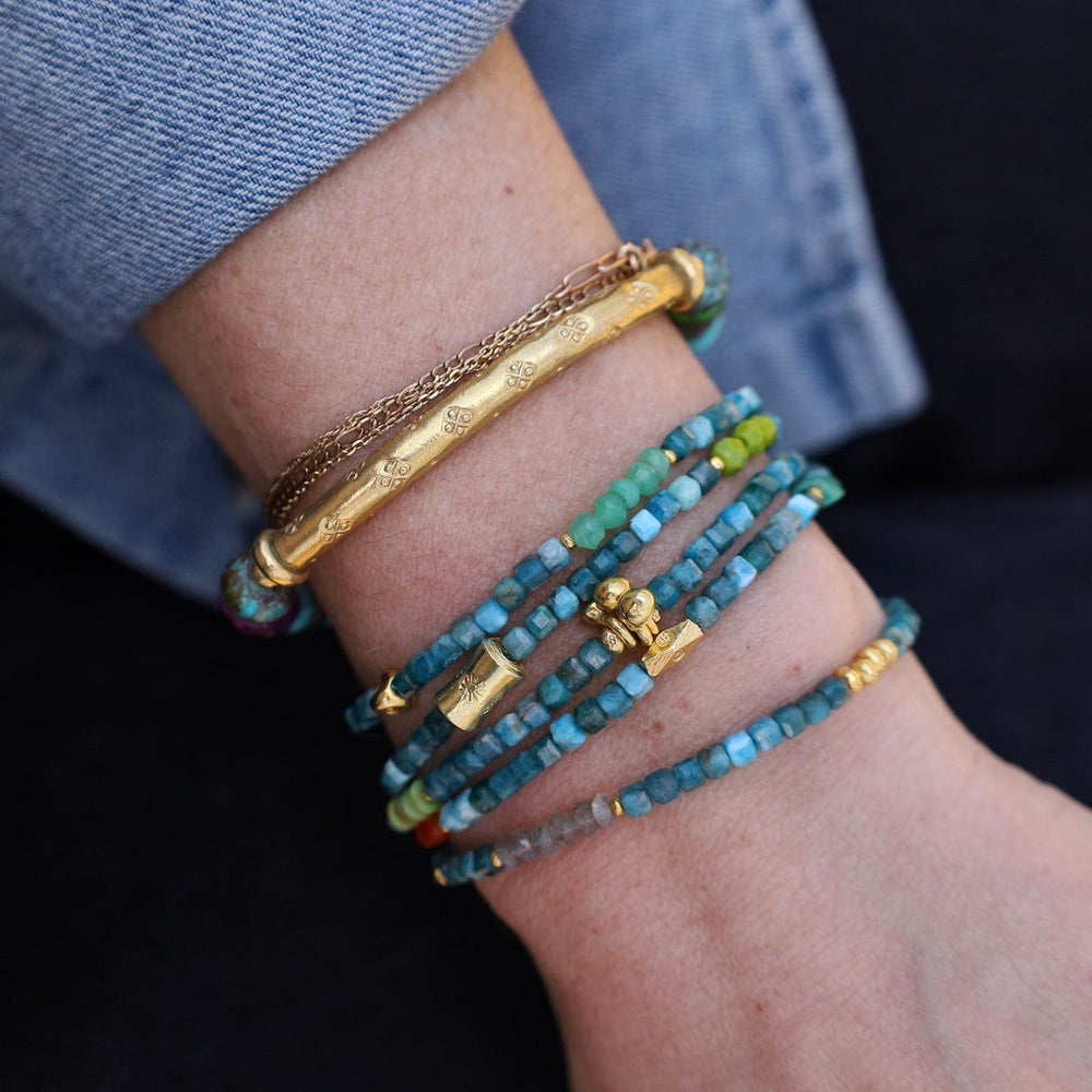 BRC Cubed Apatite Wrap Bracelet & Necklace