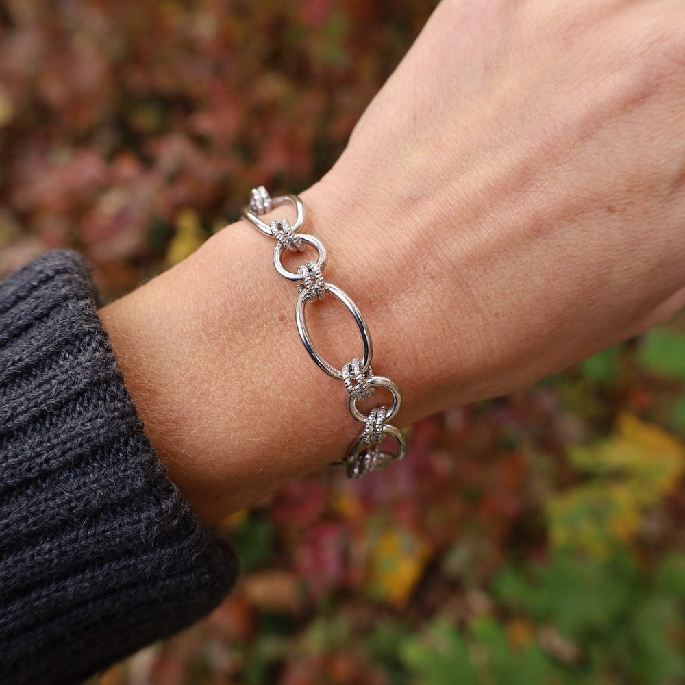 BRC Curved Oval Link Bracelet