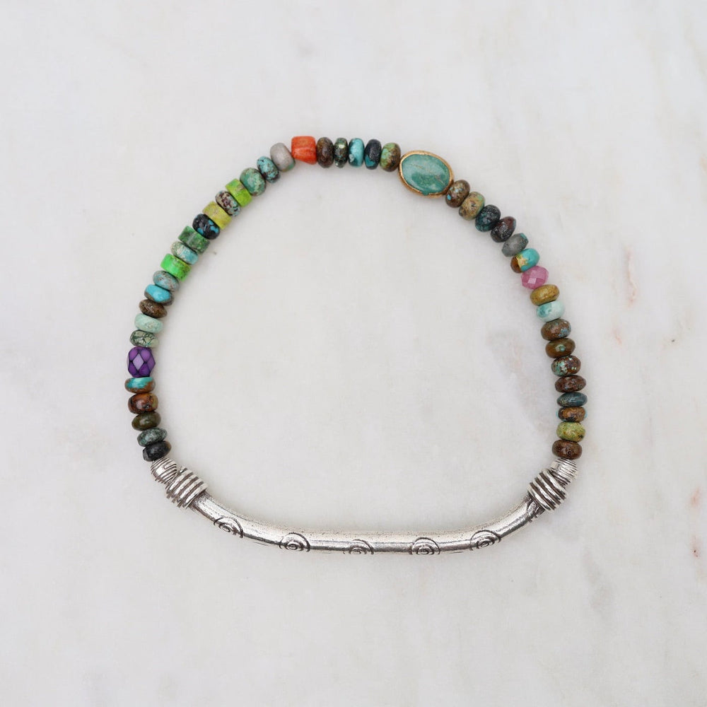 
                      
                        BRC Dark Turquoise Oval Bracelet
                      
                    