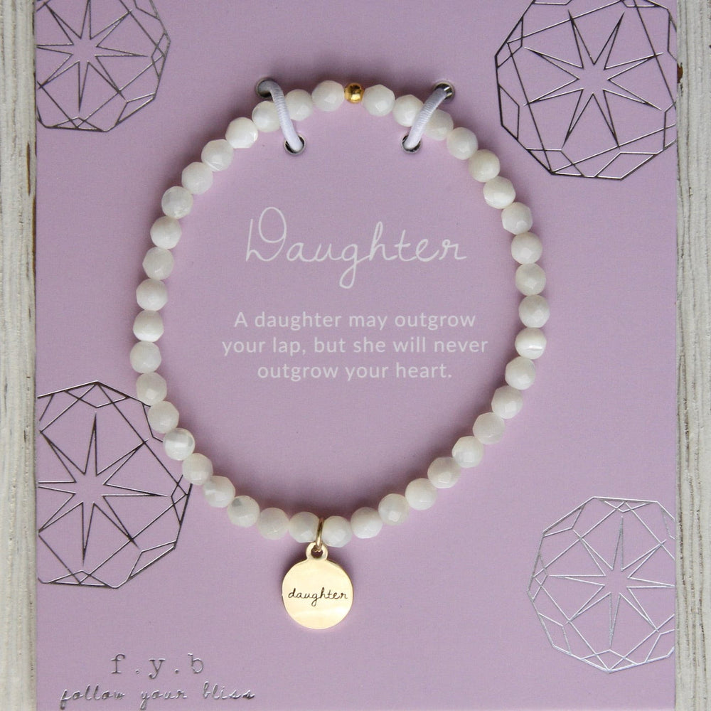 
                      
                        BRC Daughter - Stretchy Mother of Pearl Bracelet
                      
                    