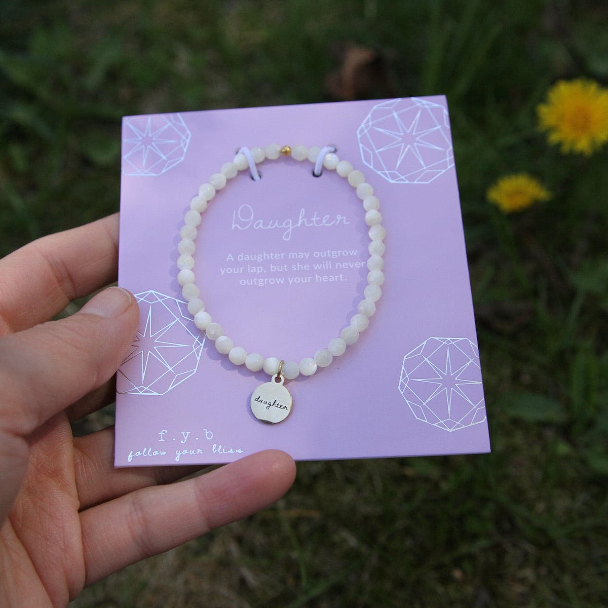 BRC Daughter - Stretchy Mother of Pearl Bracelet