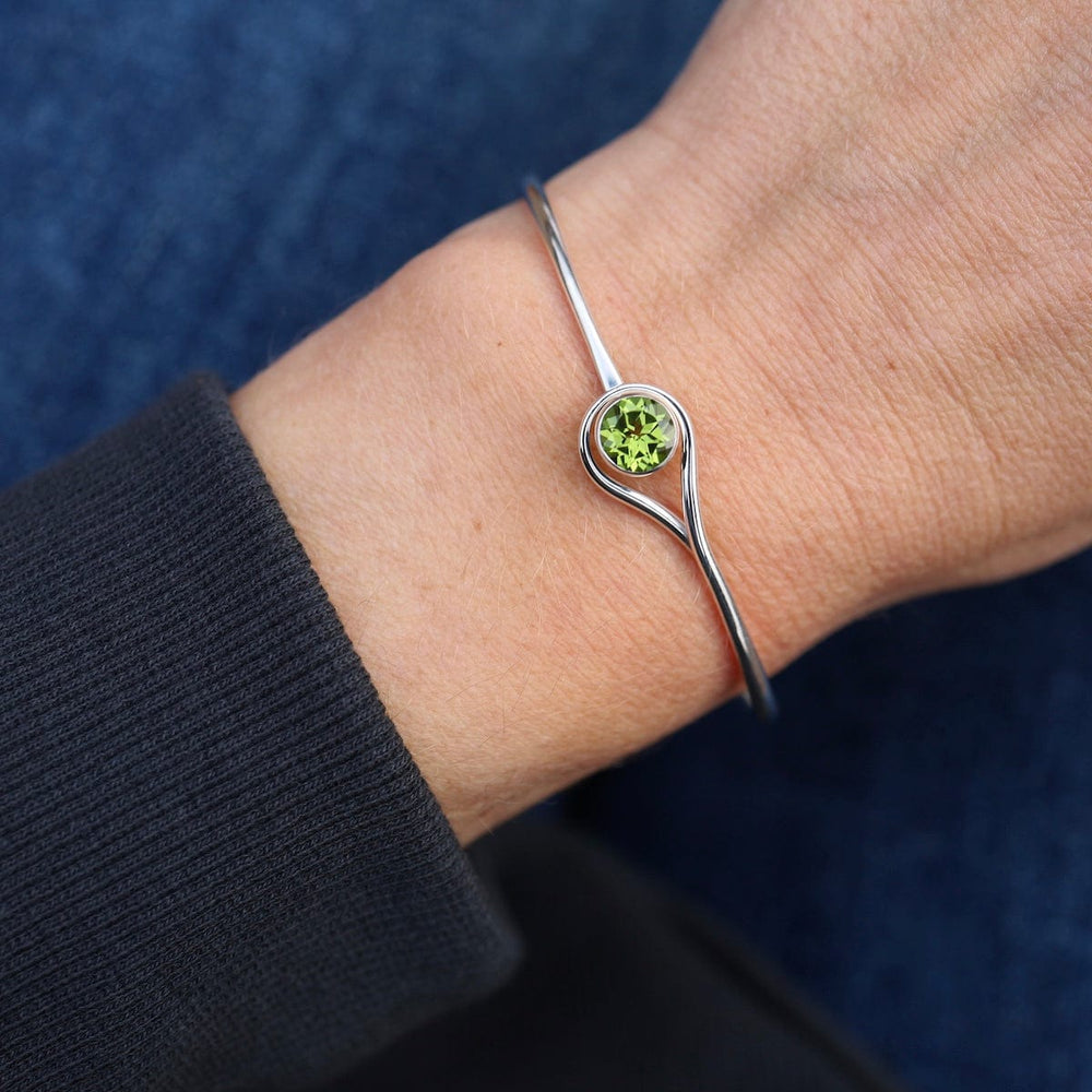 BRC Desire Bracelet - s/s LM Faceted Peridot