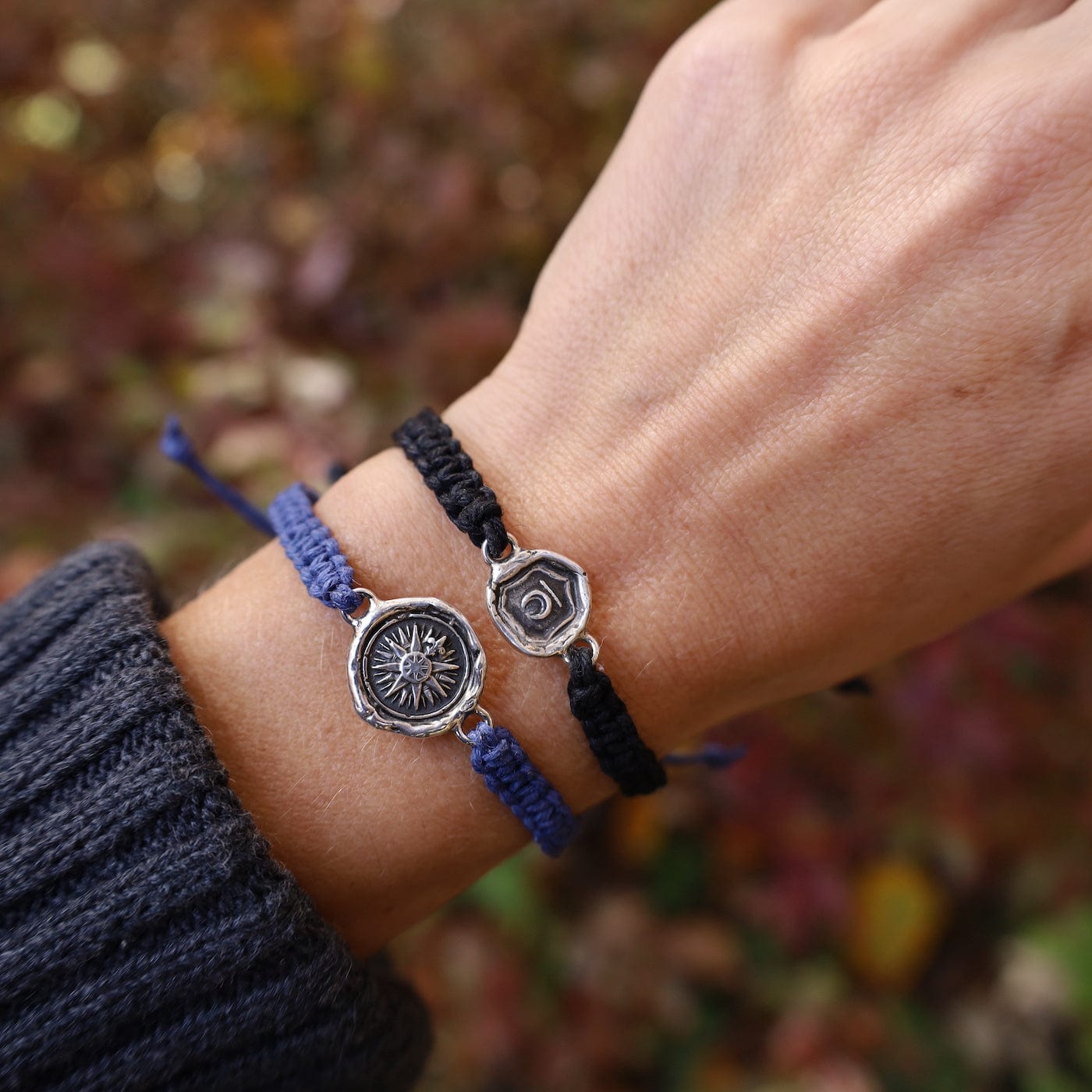 BRC Direction Braided Bracelet - Navy