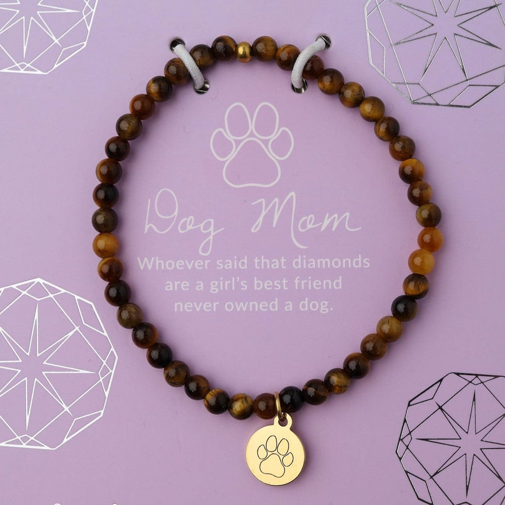 
                      
                        BRC Dog Mom ~ Stretchy Tiger's Eye Bracelet
                      
                    