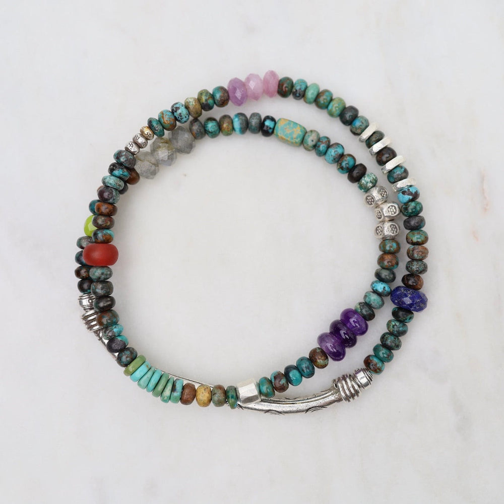 
                      
                        BRC Double Dark Turquoise Double Wrap Bracelet
                      
                    