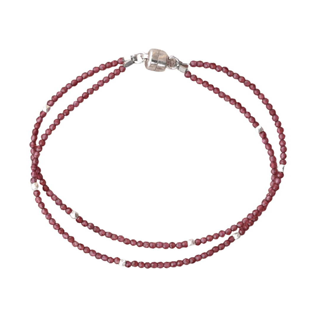 BRC Double Garnet Bracelet