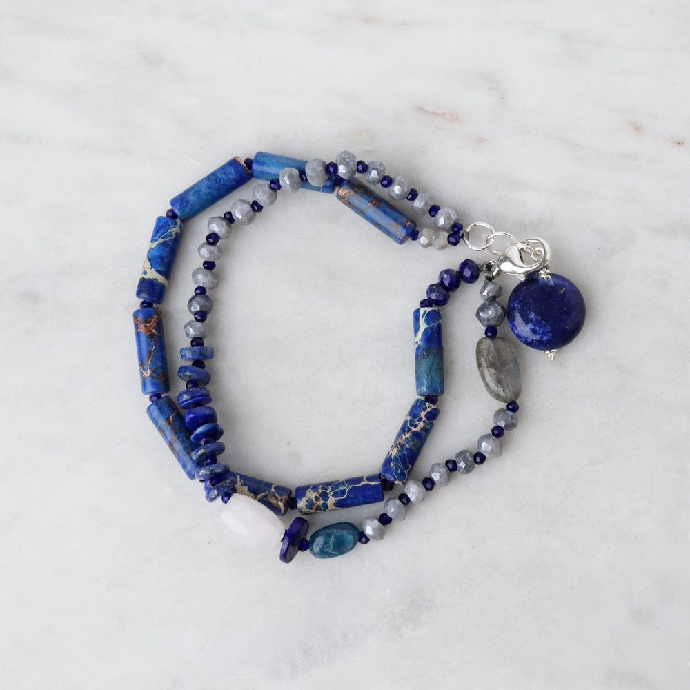 
                      
                        BRC Double Strand Lapis Mix Bracelet
                      
                    