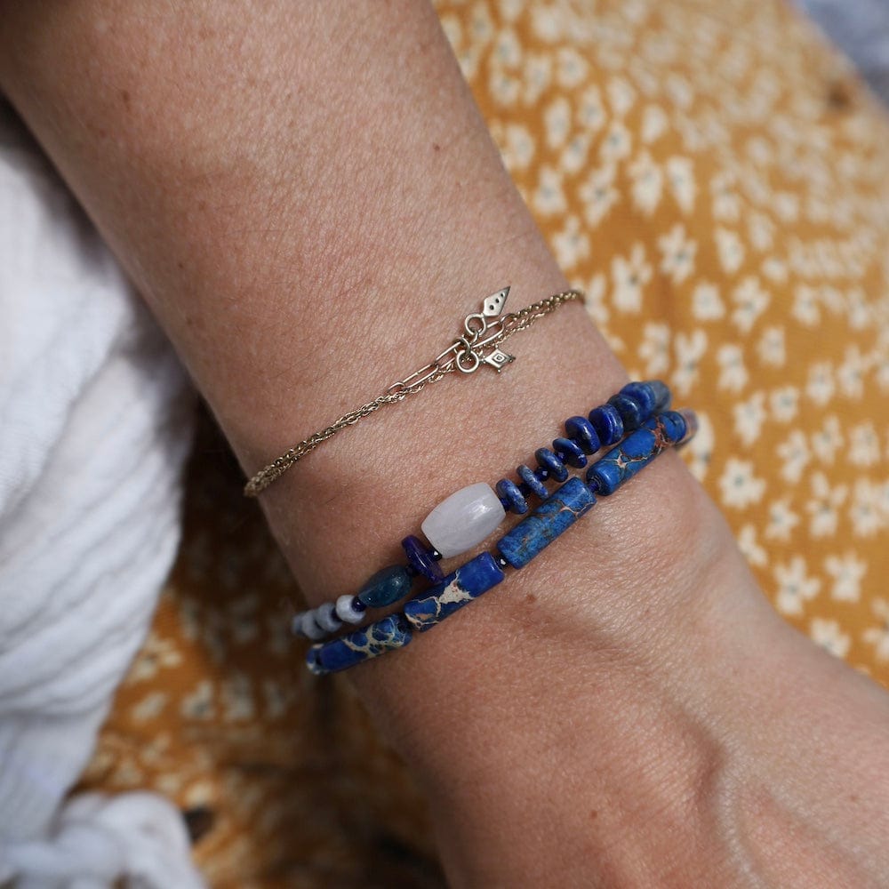 
                      
                        BRC Double Strand Lapis Mix Bracelet
                      
                    