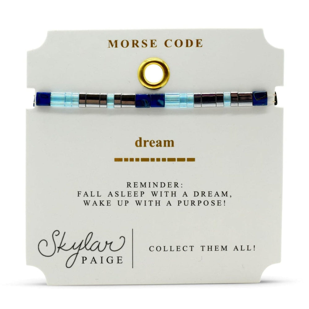 
                      
                        BRC Skylar Paige - Dream - Morse Code Tila Beaded Brac
                      
                    