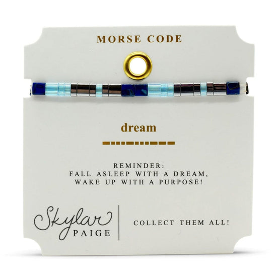 BRC Skylar Paige - Dream - Morse Code Tila Beaded Brac