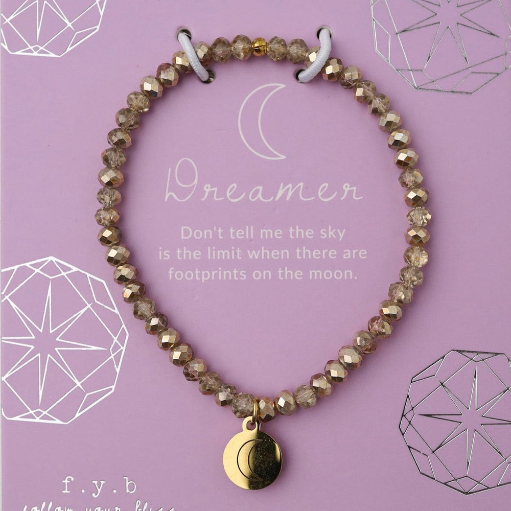 
                      
                        BRC Dreamer - Stretchy Gold Crystal Bracelet
                      
                    