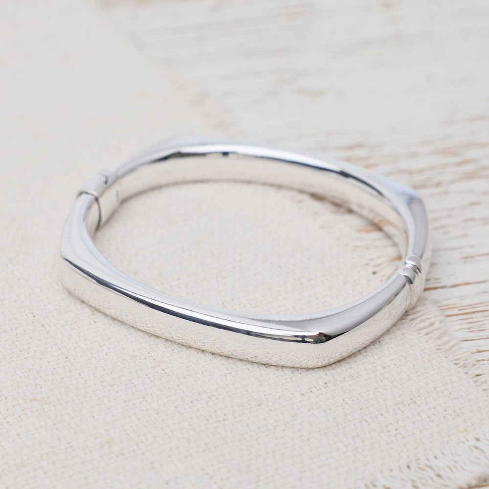 
                  
                    BRC Electroform Rectangle Hinge Bangle
                  
                