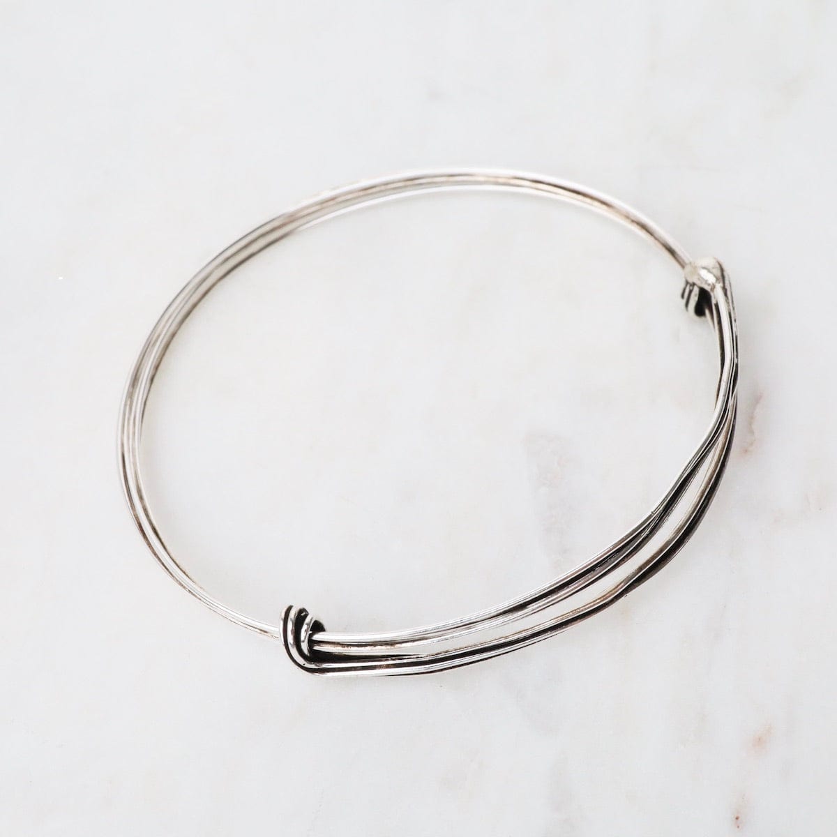 LORO wire bangle 01 silver｜レディース