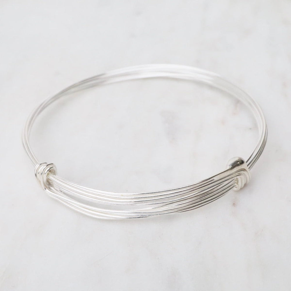 
                      
                        BRC Elephant Hair Inspired Bangle - Shiny Sterling Silver - 7 Lines
                      
                    