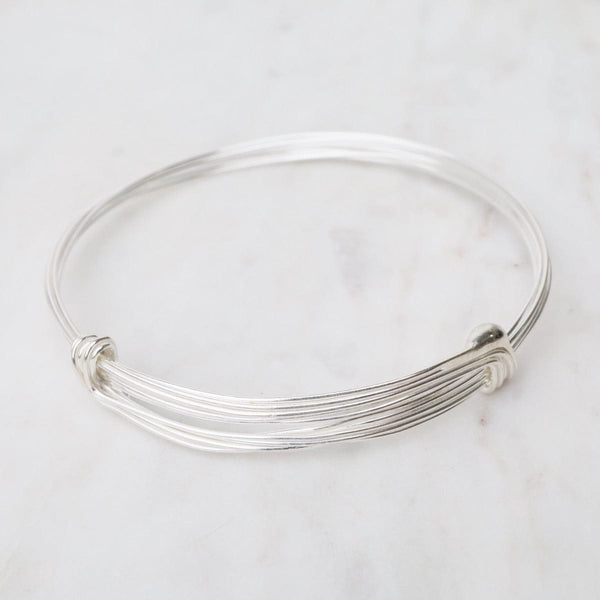 String Bracelet with Silver Elephant • MARTONELLI