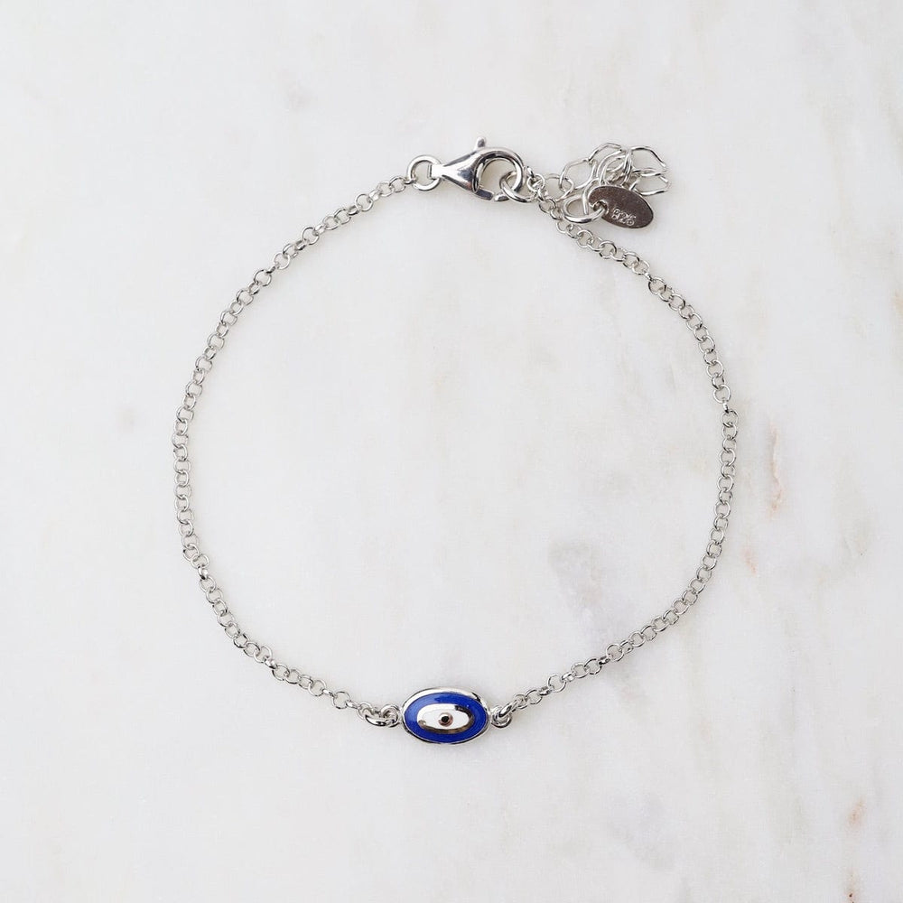 
                      
                        BRC Evil Eye Dainty Bracelet - Silver
                      
                    