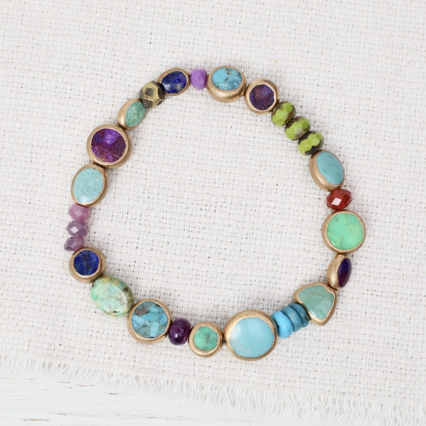 BRC Fairy Pillow Triangle Candyland Stretch Bracelet