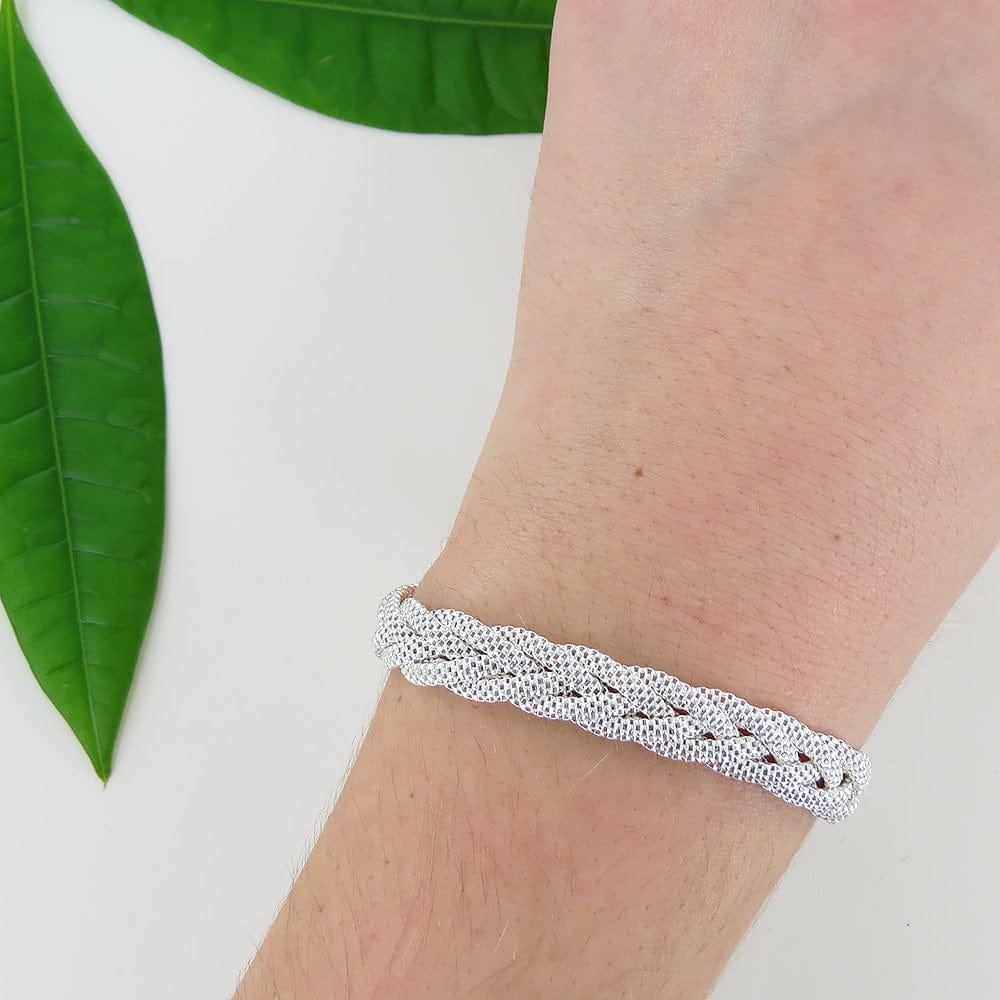 BRC FLAT MESH BRAIDED BRACELET