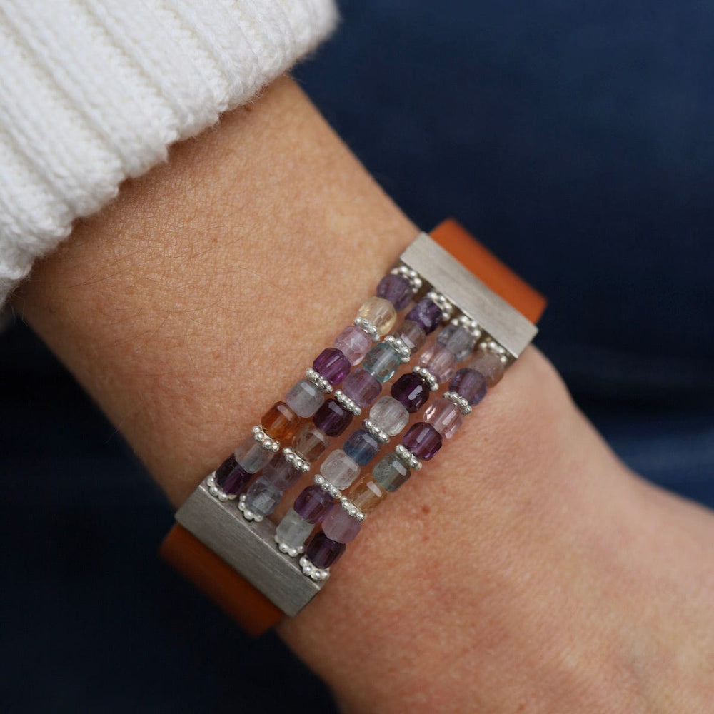 
                  
                    BRC Fluorite Brown Leather Bracelet
                  
                